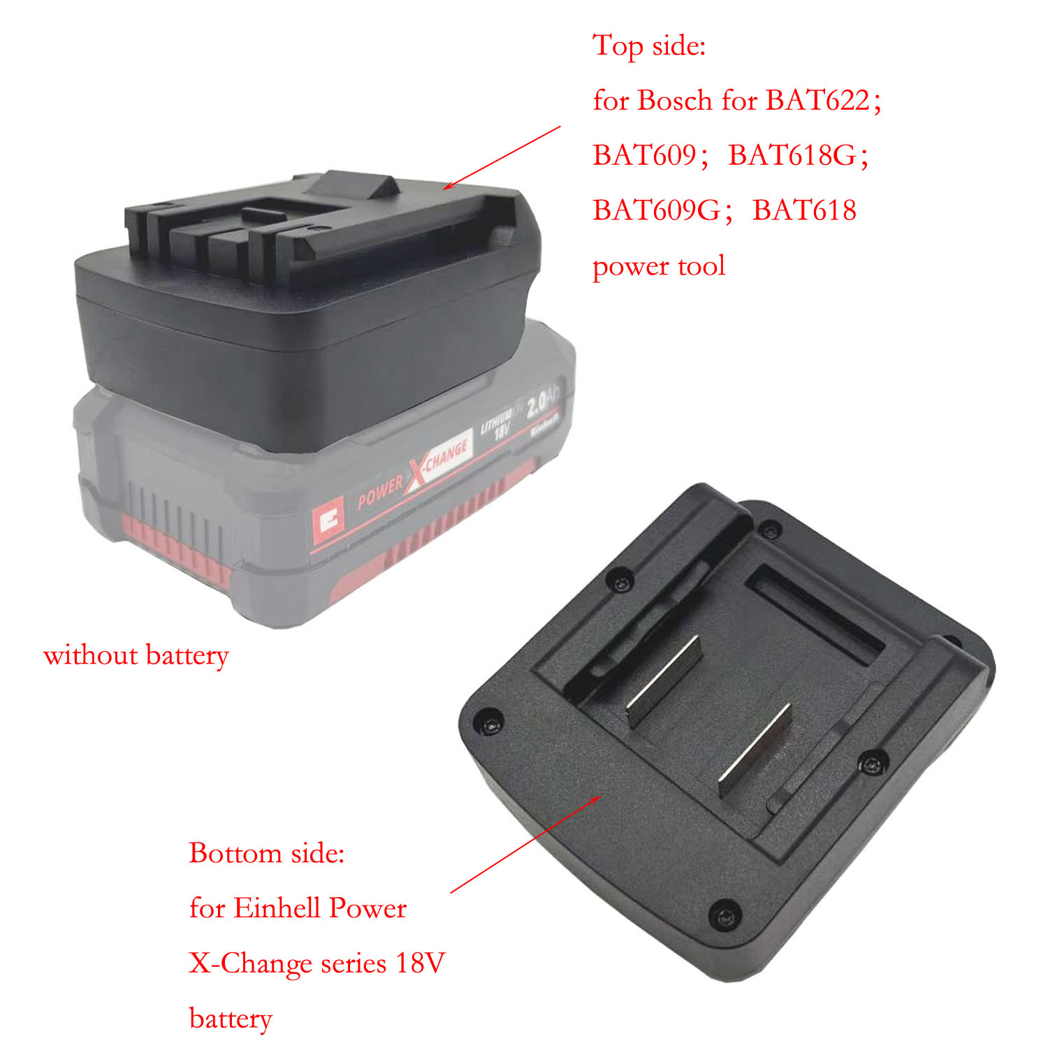 Power Xchange Tools - محول محول البطارية لبطارية Einhell Power