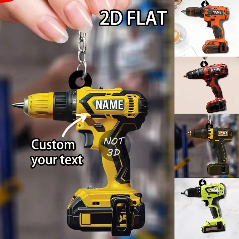ميدالية مفاتيح مخصصة على شكل م - مراجعة Power Tools With Names وسعره